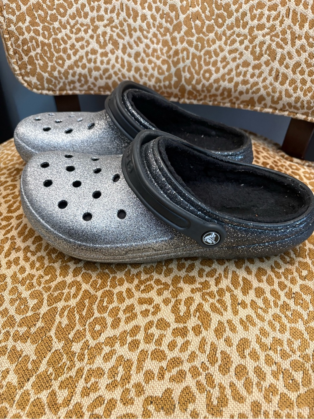 Women’s Sparkle Crocs Size 10 - Picture 2 of 5
